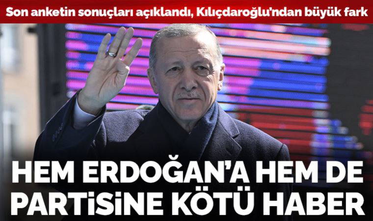 ORC Araştırma'dan son anket: Hem Erdoğan'a hem de partisine kötü haber