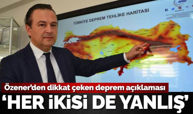 Prof. Dr. Haluk Özener'den uyarı: '2045’te olmaz' demek de '7.7’lik deprem üretir' demek de yanlış!