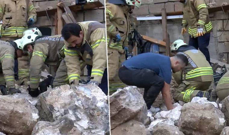 Fatih'te tarihi surlarda çökme: 1 kişi hayatını kaybetti