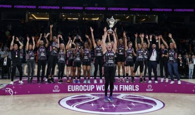 EuroCup şampiyonu LDLC ASVEL, kupasını aldı