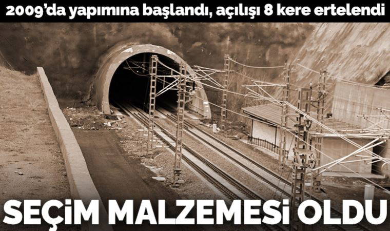2009 yılında yapımına başlanan YHT hattı seçim malzemesi oldu
