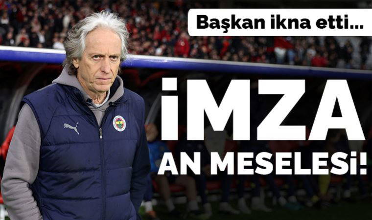 Fenerbahçe'de Jorge Jesus ile imza an meselesi