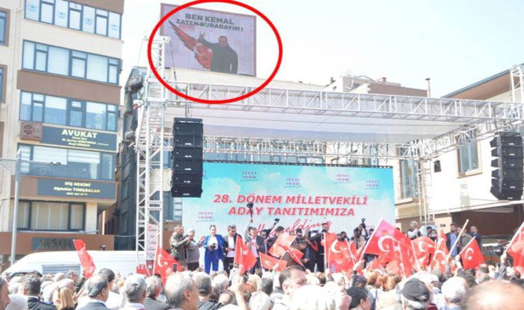 CHP'nin aday tanıtım törenine MHP 'müdahalesi': 'Ben Kemal, zaten buradayım'
