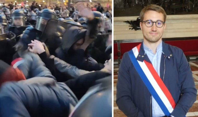 Paris polisi milletvekilini copladı