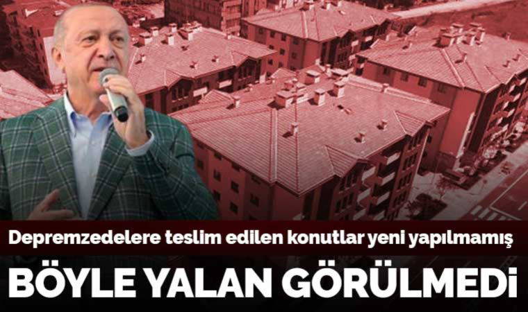 CHP'den çarpıcı iddia: Depremzedelere teslim edilen konutlar yeni yapılmamış!