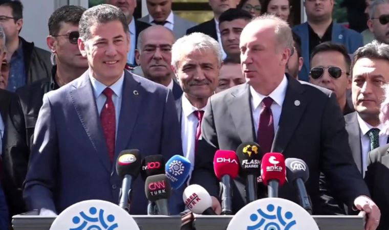 Sinan Oğan ve Muharrem İnce görüştü, ortak açıklama yaptı