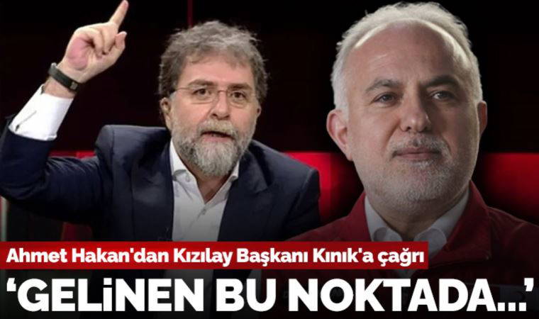 Ahmet Hakan'dan Kızılay Başkanı Kerem Kınık'a 'istifa' çağrısı: 'Gelinen bu noktada...'