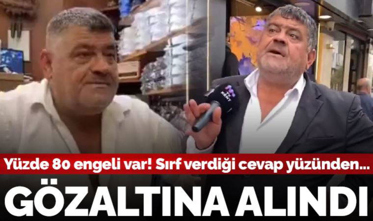 Erdoğan'a 'diktatör' demişti... '1 milyon Mehmet' gözaltına alındı