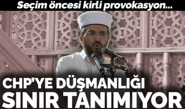 İhsan Şenocak'dan seçim öncesi kirli provokasyon