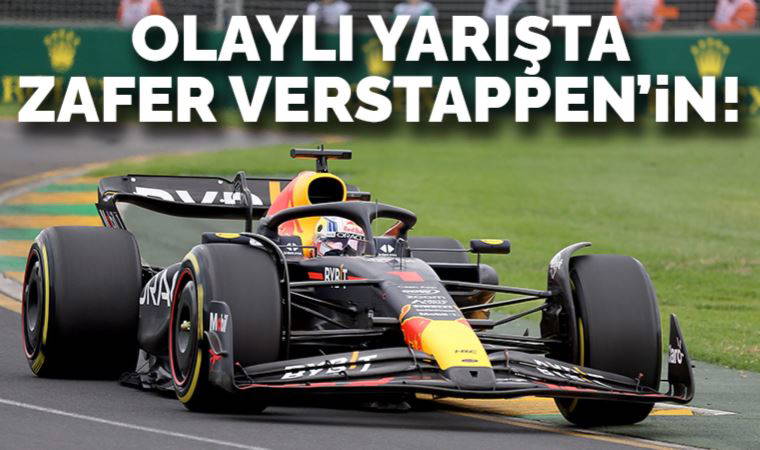 Formula 1 Avustralya GP'sini Max Verstappen kazandı