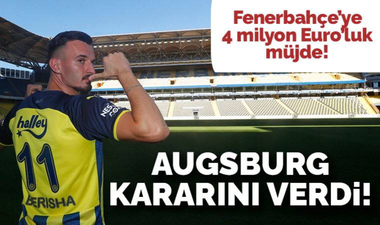 Augsburg, Fenerbahçeli Mergim Berisha için kararını açıkladı
