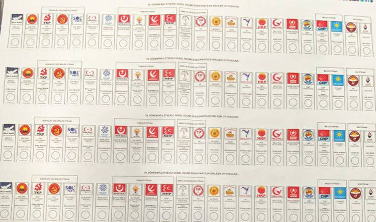 Seçime günler kala oy pusulalarının basımına başlandı: Boyu 1 metre