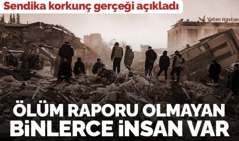 Sağlık ve Sosyal Hizmet Emekçileri Sendikası, depremin 2. ay inceleme raporunu yayınladı!