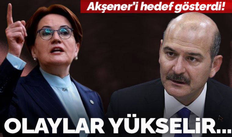 Süleyman Soylu canlı yayında Akşener'i hedef gösterdi: Olaylar yükselir...