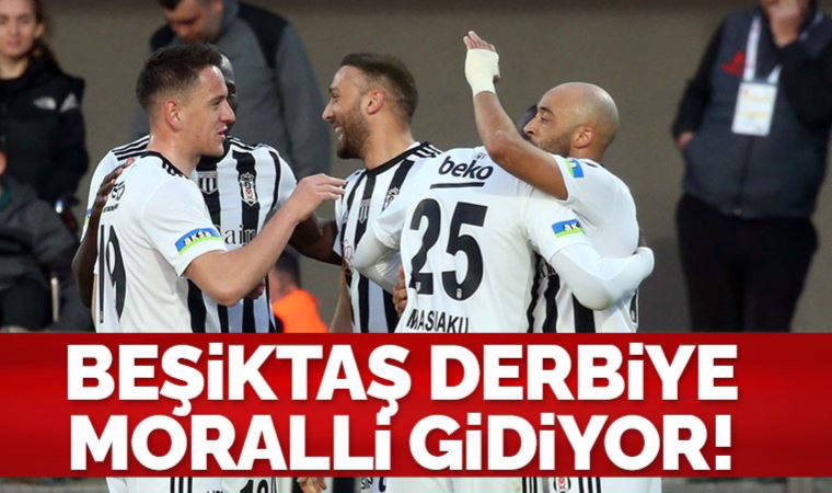 Beşiktaş derbiye moralli gidiyor! Ümraniyespor 0-2 Beşiktaş