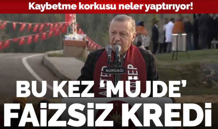 Erdoğan'dan seçim öncesi yeni hamle: Çiftçilere faizsiz kredi