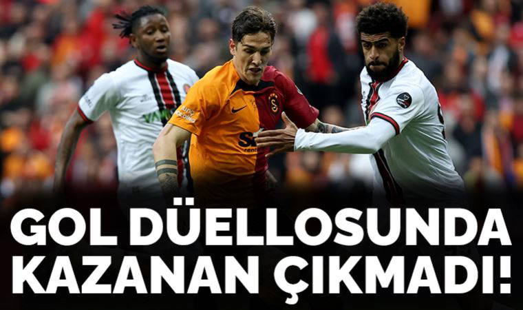 Gol düellosunda kazanan çıkmadı: Galatasaray 3-3 Fatih Karagümrük