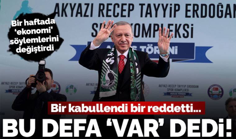 Erdoğan 6 gün sonra kabullendi: Şu anda enflasyon sıkıntımız var