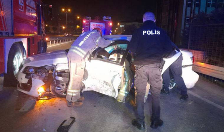 Bayrampaşa'da korkunç kaza... Sürücünün ayağı koptu!