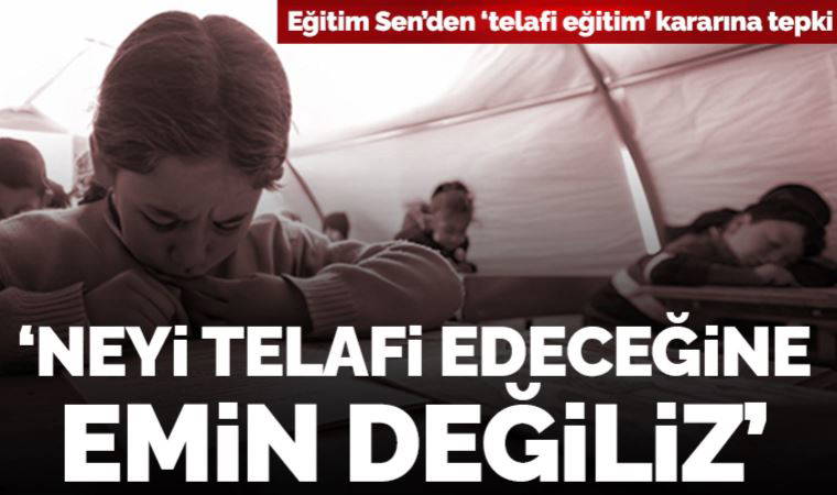 Eğitim Sen Sinop Başkanı Hacer Aydın: 'Telafi eğitiminin neyi telafi edeceğinden emin değiliz'
