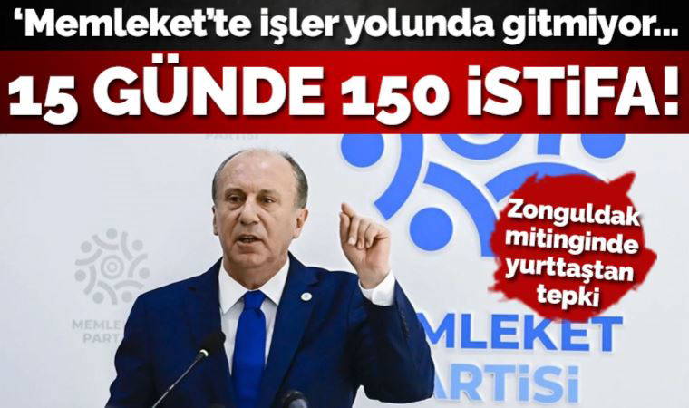 Memleket Partisi'nde deprem: Üç ilçe başkanı ve yaklaşık 150 kişi istifa etti