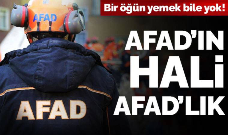 AFAD personeline fazla mesaiye saat başı 5 TL!