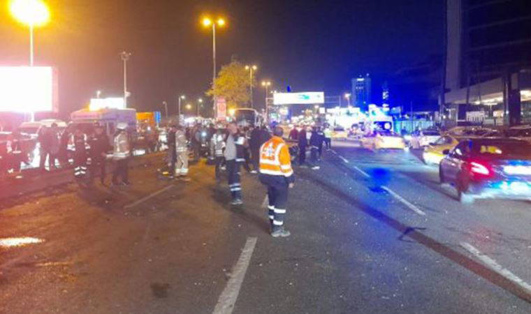 Şişli'de makas atan sürücü ortalığı birbirine kattı: 8 yaralı