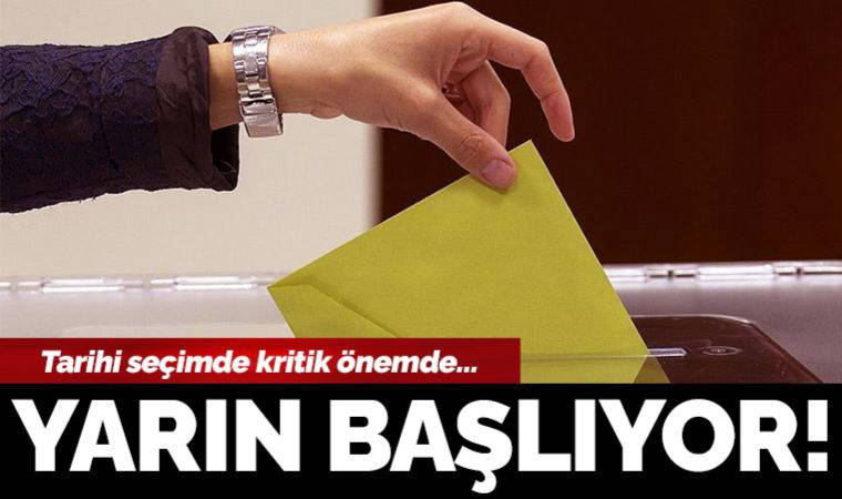 Yurtdışında oy verme işlemi başlıyor: Hangi ülkede kaç seçmen var?