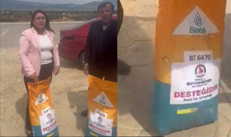 Seçim öncesi şov! Parasıyla aldığı tohumu 'destek' diye verdiler