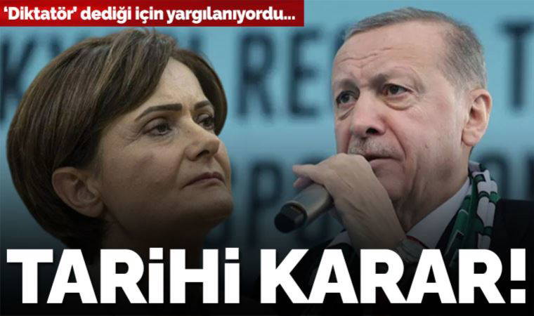 'Diktatör' davası: Canan Kaftancıoğlu, Erdoğan tarafından açılan davada beraat etti