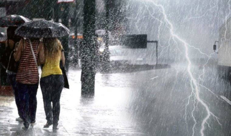 Saat verildi: Meteoroloji'den yurdun büyük kesimi için 'kuvvetli yağış' uyarısı