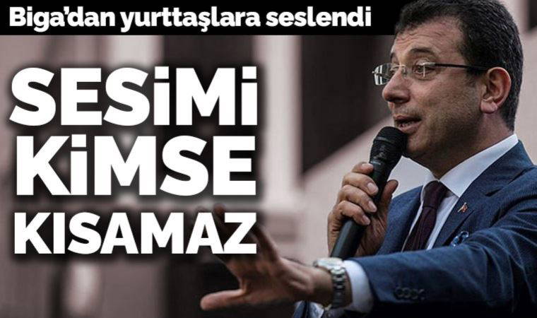 Ekrem İmamoğlu: Sesimi kimse kısamaz