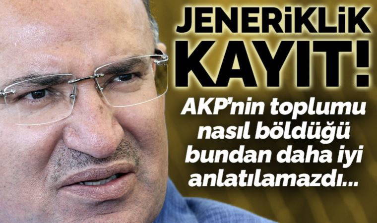 AKP'li Bekir Bozdağ toplumu ikiye böldü: 'Ya şampanya patlatıp kutlayanlar ya da alnını şükür için secdeye koyup...'