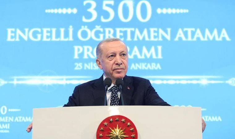 Erdoğan açıkladı: Tüm engelli öğretmen adaylarının ataması yapıldı!