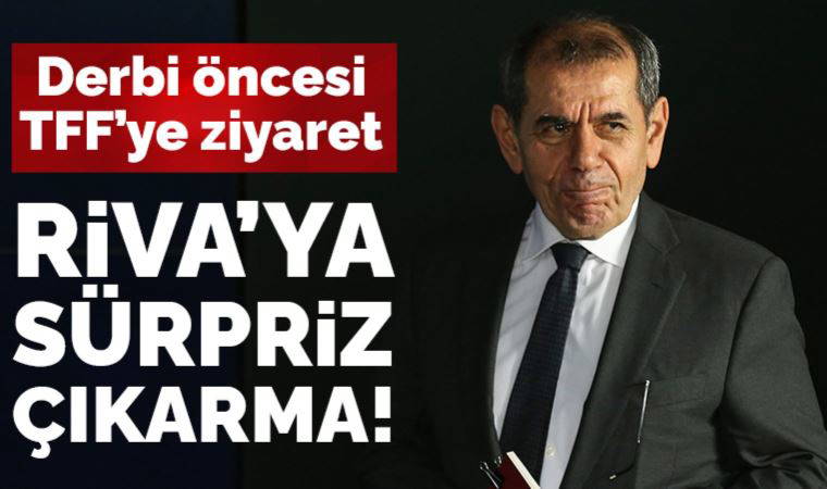 Galatasaray'da başkan Dursun Özbek'ten TFF'ye sürpriz ziyaret