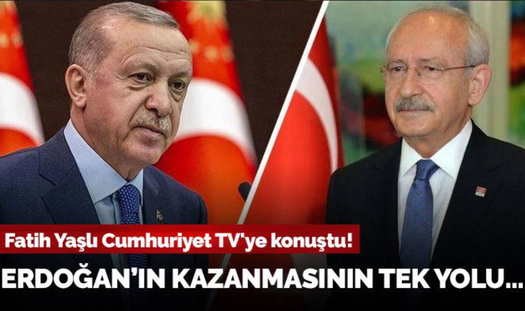 Akademisyen-yazar Fatih Yaşlı Cumhuriyet TV'de: 'Kutuplaştırmazsa seçim kazanamaz'