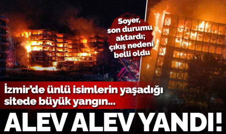 Son Dakika... İzmir Narlıdere'deki Folkart Sitesi'nde büyük yangın!
