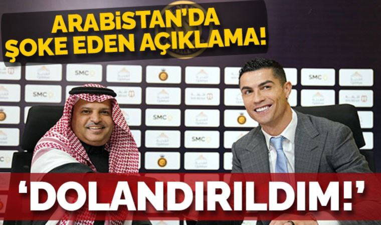 Al Nassr Başkanı Al-Muammar'dan Cristiano Ronaldo itirafı: 'Dolandırıldım'