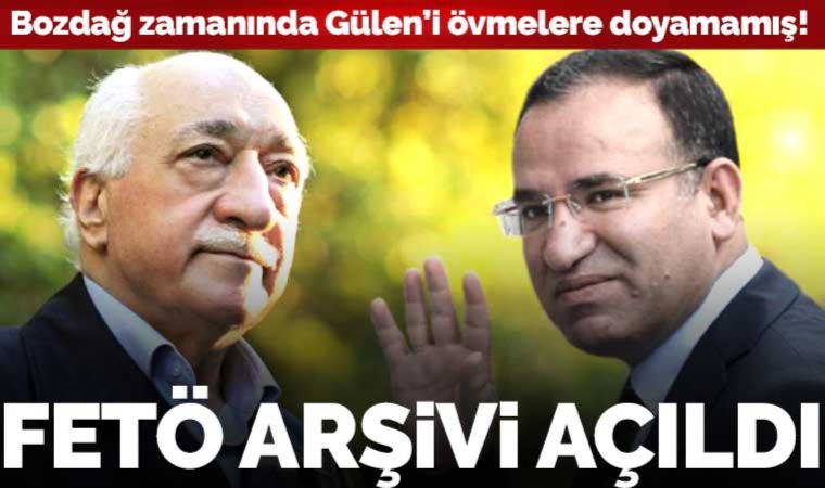 Adalet Bakanı Bekir Bozdağ'ın FETÖ arşivi açıldı