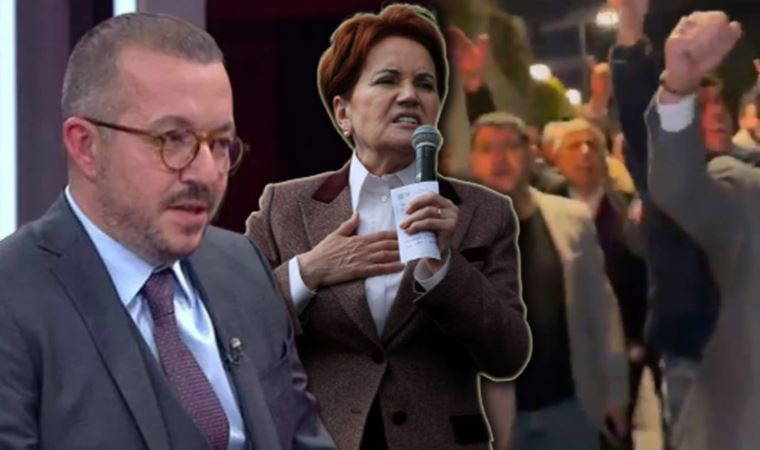 Onur Erim'den canlı yayında Meral Akşener'e skandal sözler! İYİ Partililerden Turkuvaz Medya önünde protesto...