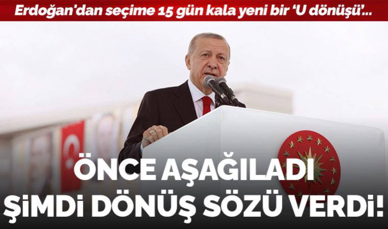 Erdoğan'dan yeni bir 'U dönüşü'... Yurtdışına gidenleri önce aşağıladı, şimdi dönüş sözü verdi!
