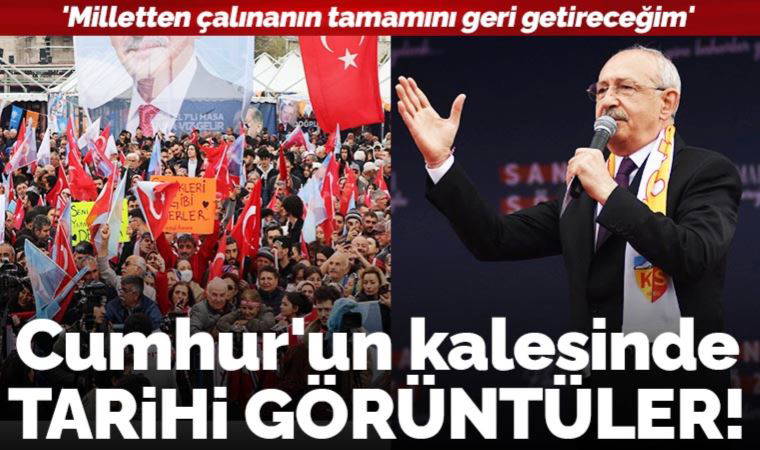 Cumhur'un kalesinde tarihi görüntüler... Kemal Kılıçdaroğlu: Milletten çalınanın tamamını geri getireceğim!