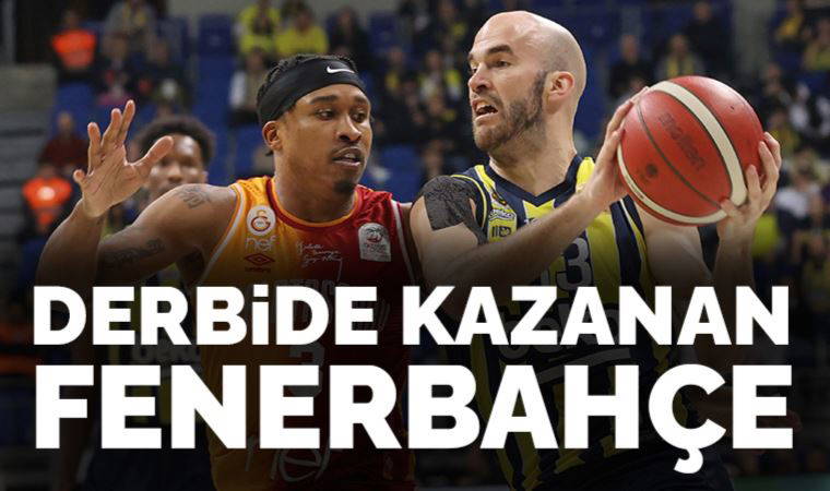 Derbide kazanan Fenerbahçe Beko
