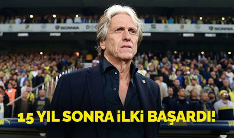Fenerbahçe Teknik Direktörü Jorge Jesus, Sivasspor maçında 15 yıl sonra ilki başardı