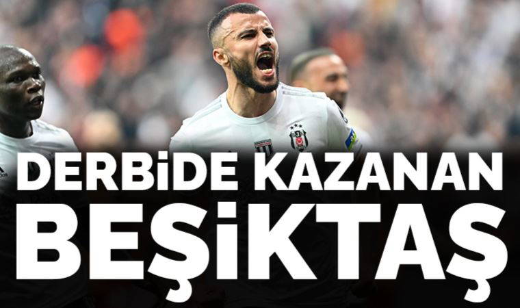 Derbide kazanan Beşiktaş: Beşiktaş 3-1 Galatasaray