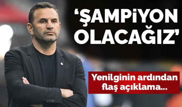 Galatasaray Teknik Direktörü Okan Buruk: 'Şampiyon olacağız'