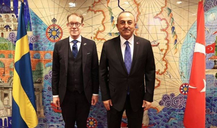 Çavuşoğlu, İsveçli mevkidaşı Billström ile görüştü