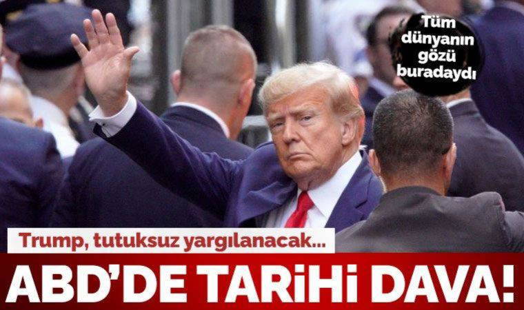 Son dakika... ABD siyasetinde tarihi anlar: Trump tutuksuz yargılanacak