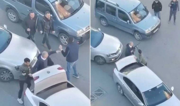 Çekmeköy’de yol verme kavgası! Bagajdan uzun namlulu silah çıkarttı