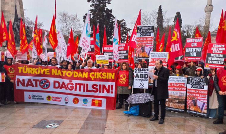 Sosyalistler, NATO'ya karşı sokağa çıktı: Utanç vesikasına ortak oldular!